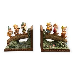 Bradford Exchange Snow White Heirloom Bookends End Pieces